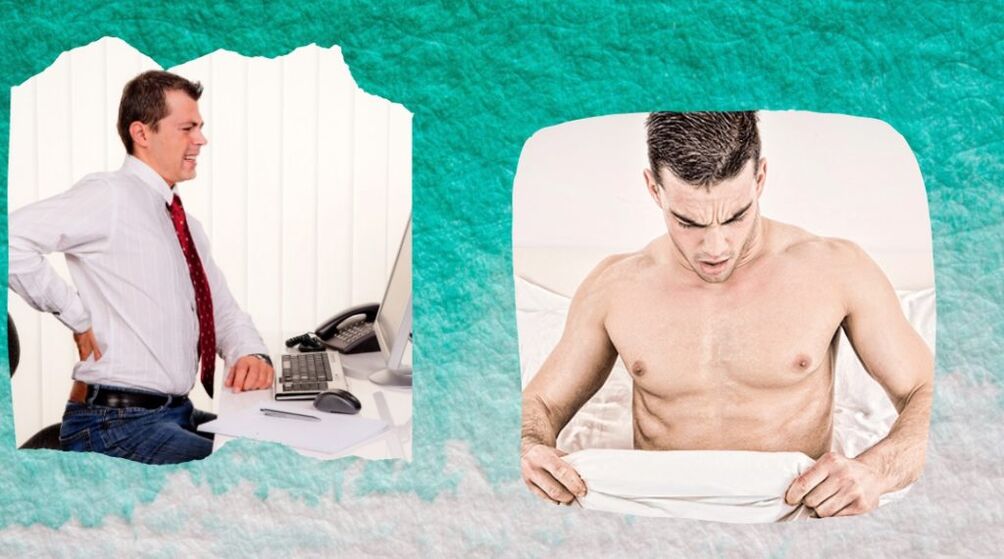 Příznaky prostatitidy u mužů